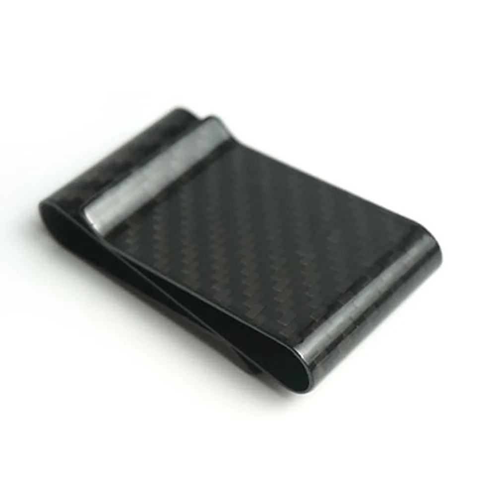 Двойной зажим для наличных изготовленный из легкого и прочного углеродного