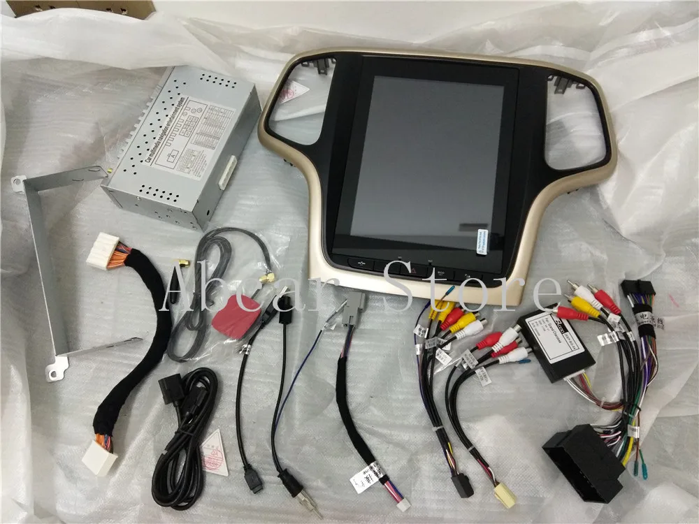 10,4 ''Tesla стиль Android 8,1 автомобильный dvd-плеер gps навигация для JEEP Grand Cherokee 2012- стерео радио CARPLAY ips PX6 HDMI