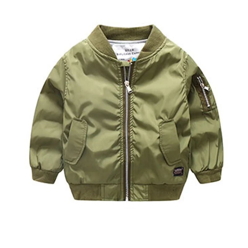 army green Куртка для мальчиков, весенне-Осенняя детская верхняя одежда, пальто, Повседневная ветровка, куртка для мальчиков, детская одежда, BC273 - Цвет: army green