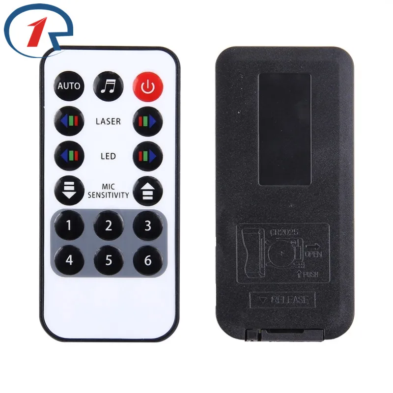 ZjRight светодиодные лампы с 24 узорами и ИК-пультом дистанционного управления RG микс