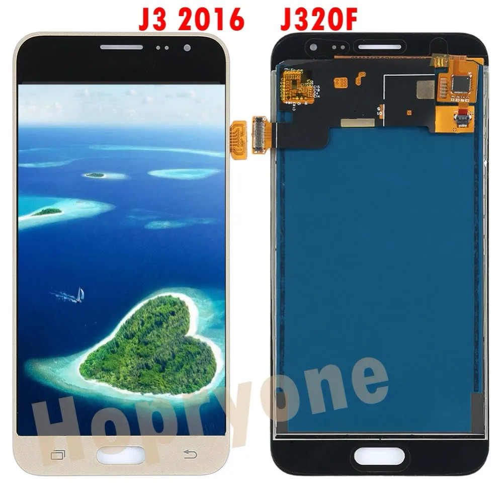 ЖК дисплей для Samsung J3 2016 комплект дисплея Galaxy j3 экран J320F J320M J320H сенсорный