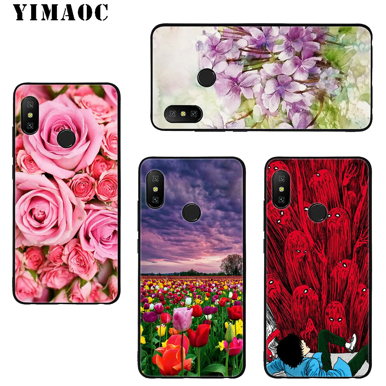 YIMAOC Junji Ito Tees Horror Soft Silicone Phone Case for Xiaomi MI 10 9 9T CC9 CC9E A3 Pro 8 SE A2 Lite A1 Mi10 Mi9 | Мобильные