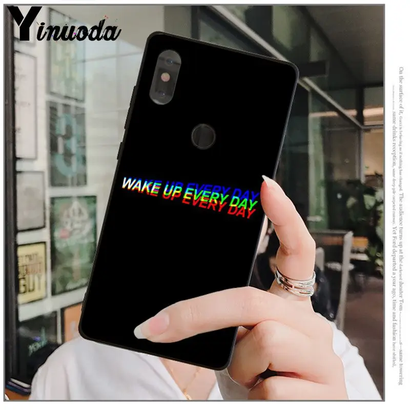 A8 Yinuoda цвет текст на черном фоне черный чехол для телефона для красного mi 5 plus Note 5 Note 4 4X Xiaomi mi 6 8 8SE Чехол для мобильного телефона - Цвет: A8