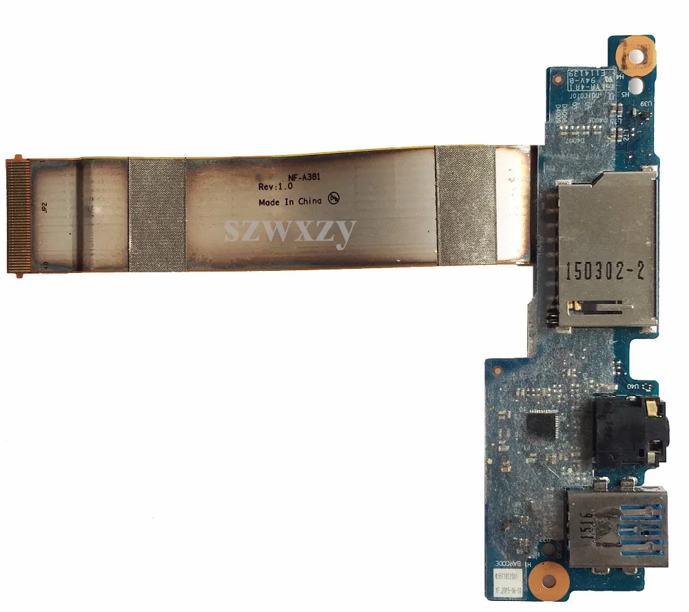 Для Lenovo Yoga3 14 3 1470 плата для чтения аудио USB SD карт BTUU1 NS A383 REV: 1 0 A381 DA30000ES30 полностью