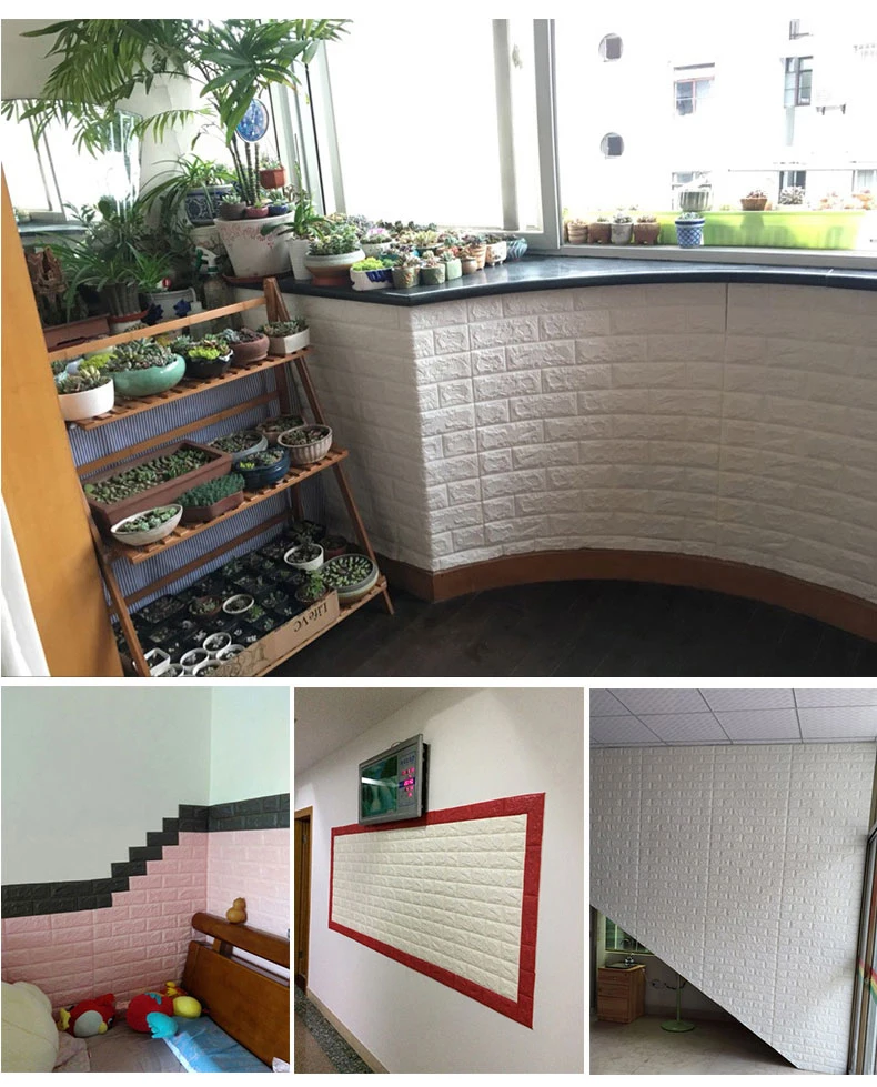 70x77 см современные 3D кирпичные настенные наклейки пенополиэтиленовые обои