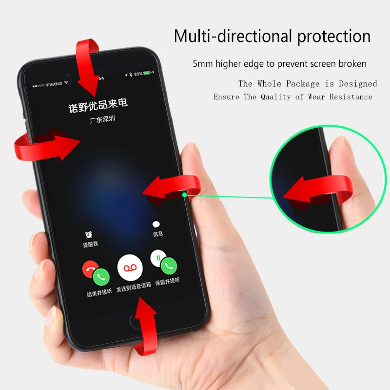 Новые умные Чехлы для iPhone 6 plus/7 plus/8 plus, 3 SIM, 3 режима ожидания, система Android, TF Solt, Расширенная защита, оболочка, долгий режим ожидания