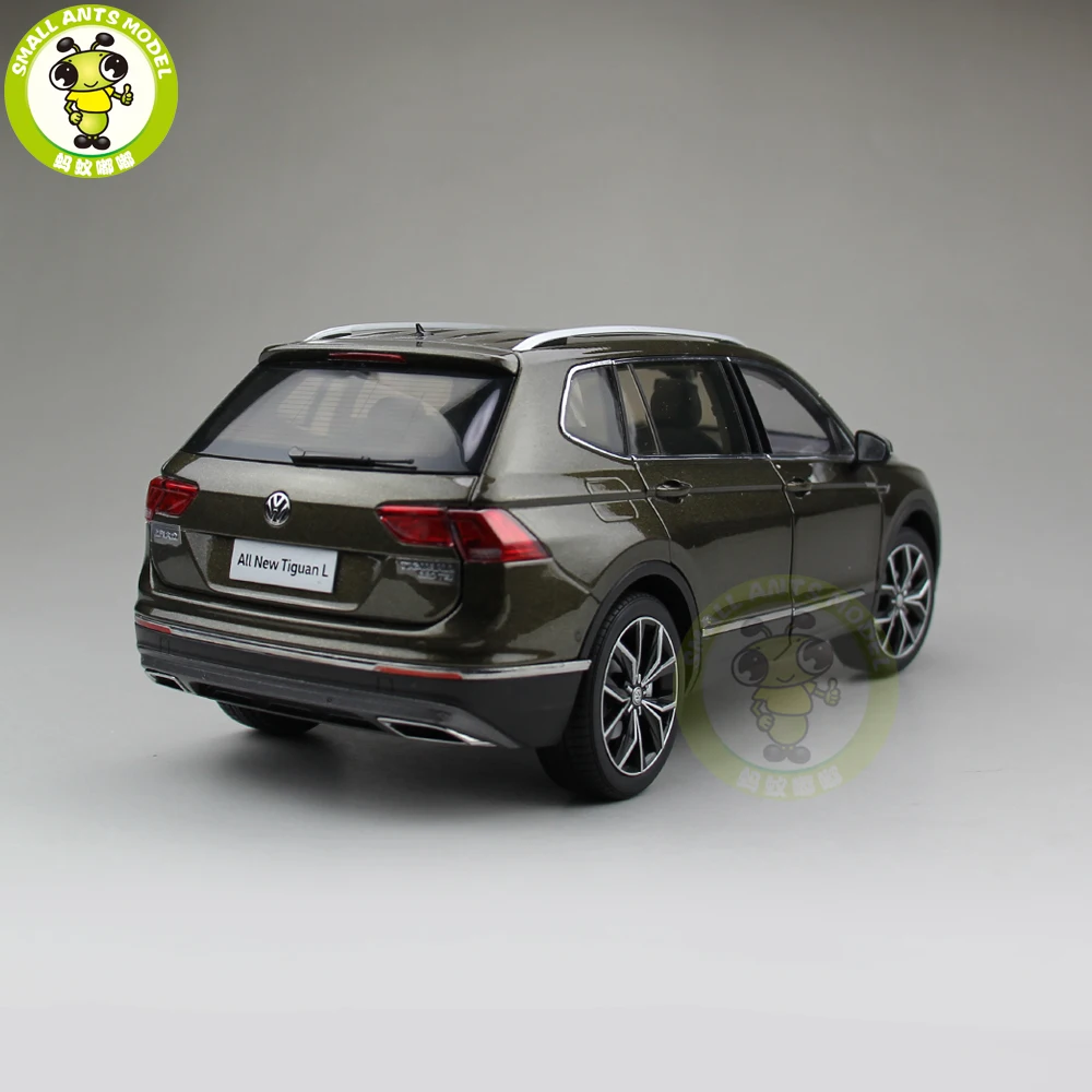 1/18 Ti guan L SUV литая модель металлическая модель автомобиля SUV игрушки для детей подарок коллекция хобби коричневый