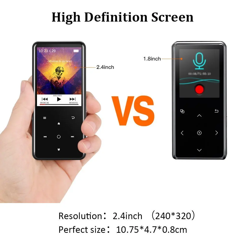 2021 Новое поступление Bluetooth MP4 музыкальный плеер с динамиком 16G экраном 2 4 дюйма