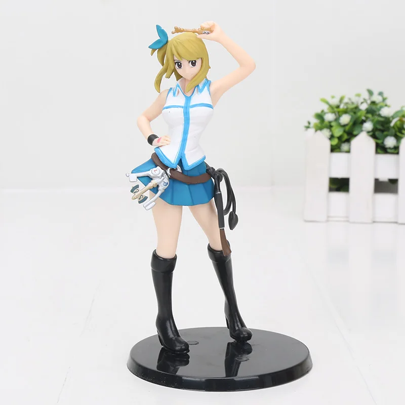 4 шт./лот 15 см Сказочный хвост Natsu Lucy Gray Erza ПВХ фигурка игрушки модель куклы