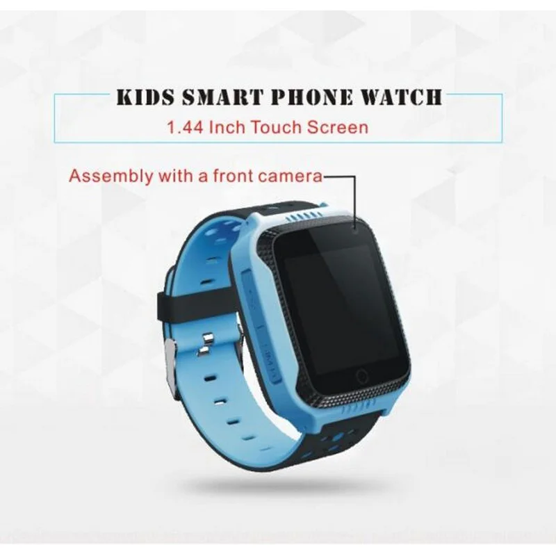 Blue Русские Смарт-часы Verision для детей, gps локатор, часы SOS, вызов с камерой, фонарик, умные часы, детские часы, шагомер - Цвет: Blue