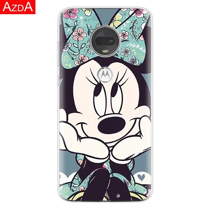 Мягкие Мультяшные из ТПУ чехол для Motorola Moto One C M E4 E5 EU G3 G4 G5 G5S G6 Plus G7 power X4 X style Z Z2 Z3 Play Go Case Fundas