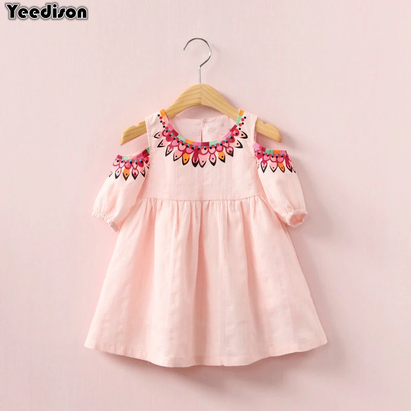 Летнее платье принцессы костюм для девочек коллекция 2018 года модные праздничные