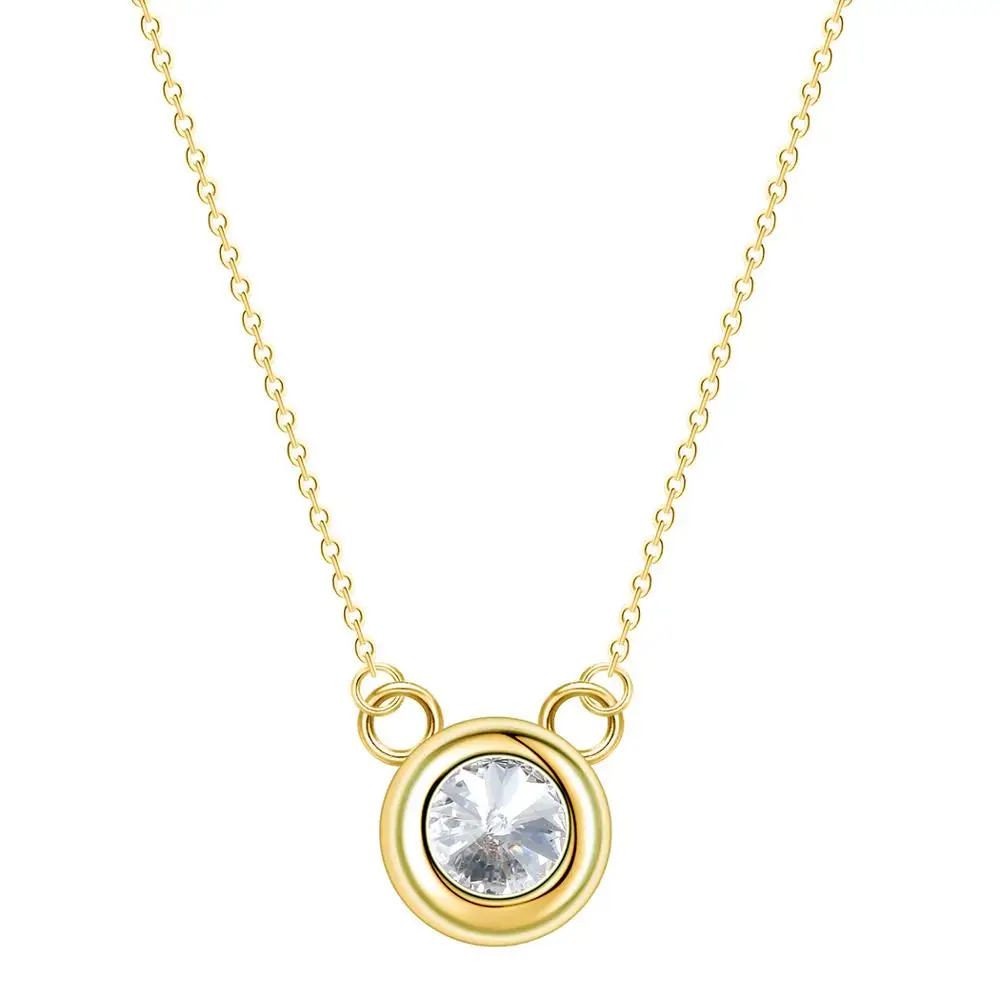 Чандлер Круглый Кубический ожерелье мультфильм мини маленький милый Кристалл