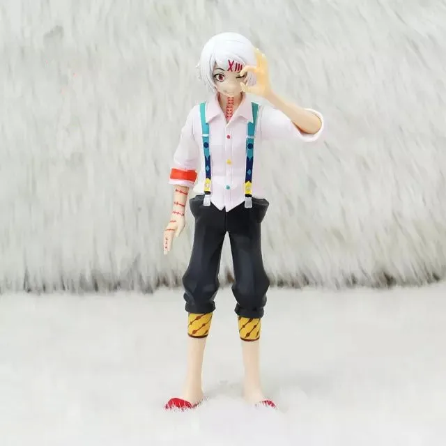 D with original box Токийский Гуль Аниме Фигурка Kaneki Ken Juzo Suzuya Rei Uta Touka Kirishima Реалистичная версия модели ПВХ Коллекционная кукла 12~ 15 см - Цвет: D with original box
