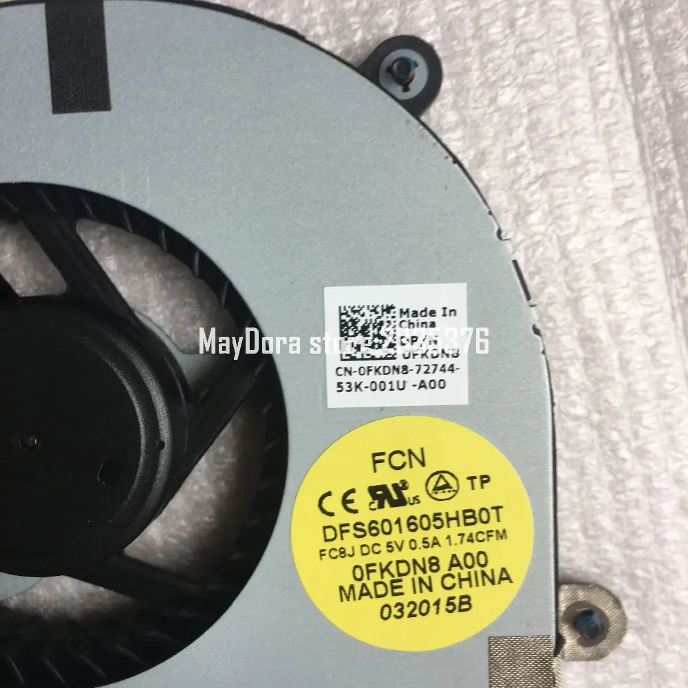 Новый оригинальный вентилятор для ноутбука Dell Alienware 17 graphics тепловой DPN: CN 0FKDN8