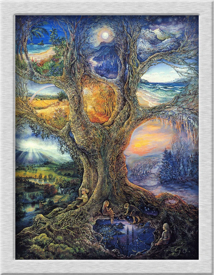 Великобритания Фэнтези серии Современной Поп элементы стены HD холст полиграфии