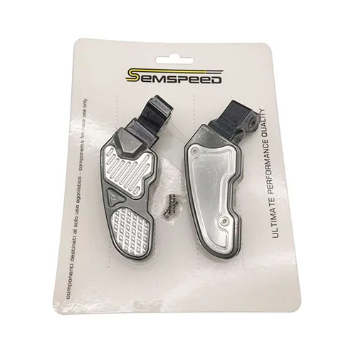 Titanium SEMSPEED сзади стопы ног педаль для Honda PCX 125 150 PCX125 PCX150 мотоциклетные Задние подножки шаги ног пластина - Цвет: Titanium