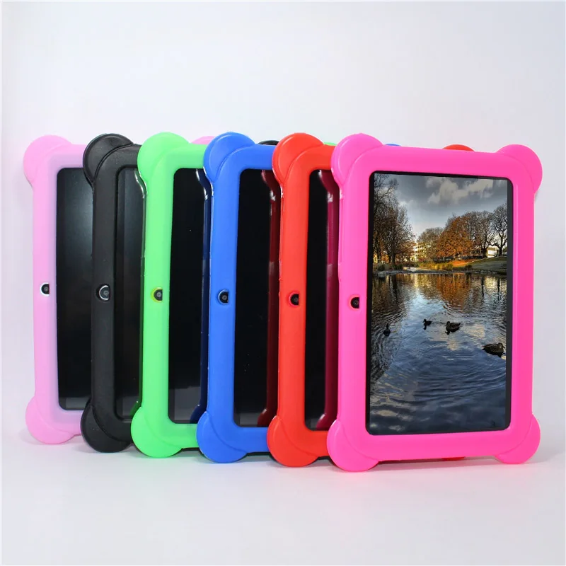 A33 8G + силиконовый чехол 7 дюймов Android 4 Q88 1ProAllwinner четырехъядерный 512 МБ/8 Гб Двойная