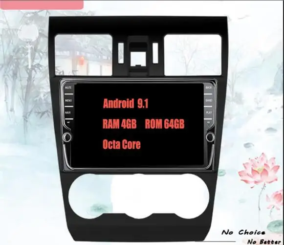 9.1 4G-64G 8 Восьмиядерный android 9,1 автомобильный dvd мультимедийный плеер для Subaru Forester XV WRX 2012- радио gps 4G+ 64G экран Carplay головное устройство - Цвет: 9.1 4G-64G 8