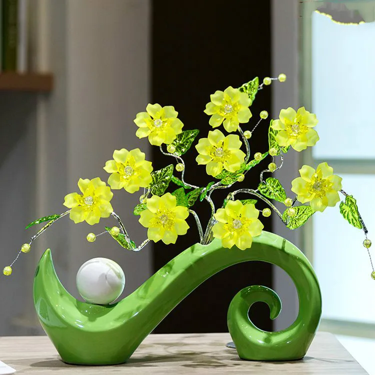 

2016 New product Wedding decoration vase Chinese ceramic decoration