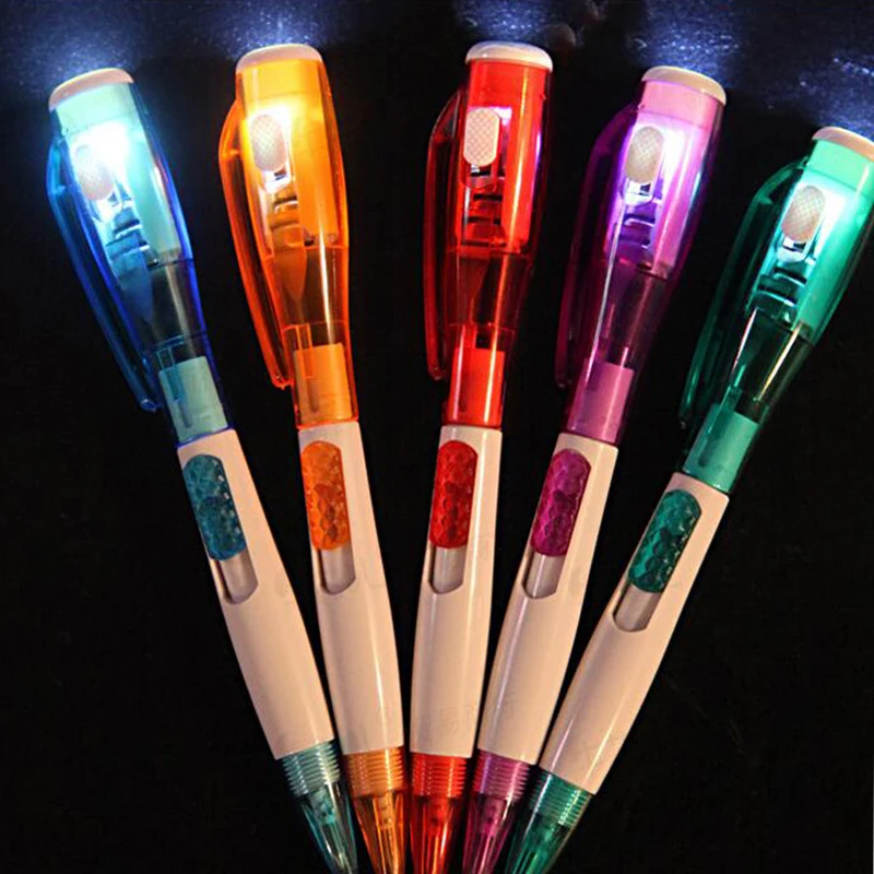 

1PCS Cute Bright Ballpoint Pen Learning Stationery Creative Blue Core Pen Students Children Gifts School Office Supplies