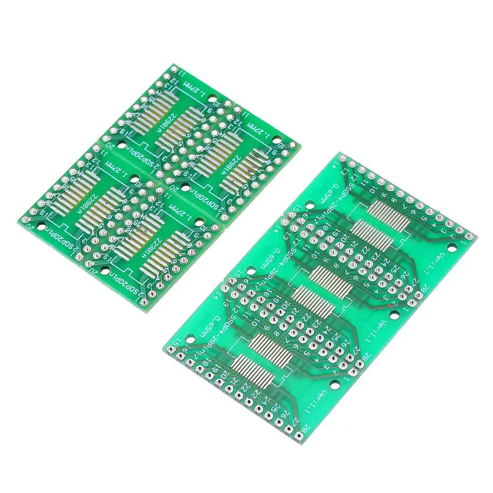 LEORY 35 шт. 7 значений каждый 5 печатной платы комплект SMD поворот к DIP SOP MSOP SSOP TSSOP SOT23 8 10 14 16 20 24 28 SMT To DIP