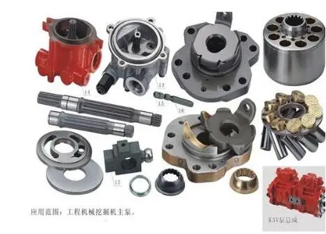 

Replacement of KAWASAKI K3V63DT hydraulic pump spare parts