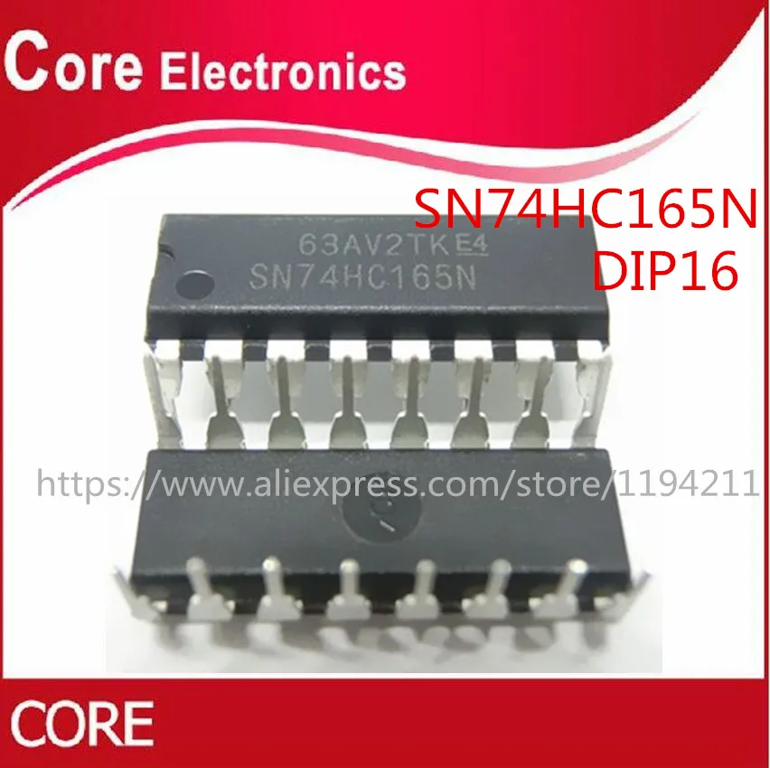 500 шт. 74HC165 74165 SN74HC165N 74HC165N DIP-16 | Электронные компоненты и принадлежности