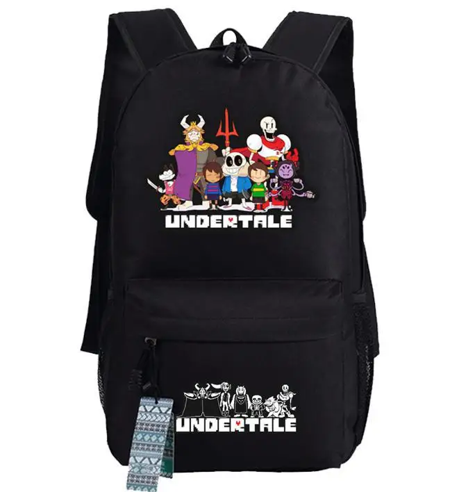 Игра Undertale Frisk Toriel Sans pixel рюкзак со скелетом Печать Женский Холст Школьные сумки рюкзаки для девочек подростков - Цвет: 5
