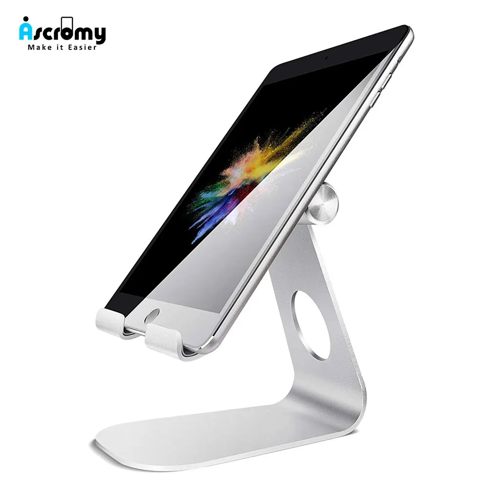 Ascromy Подставка для планшета регулируемый держатель док станция Apple IPhone X 7 Plus 8 iPad Pro