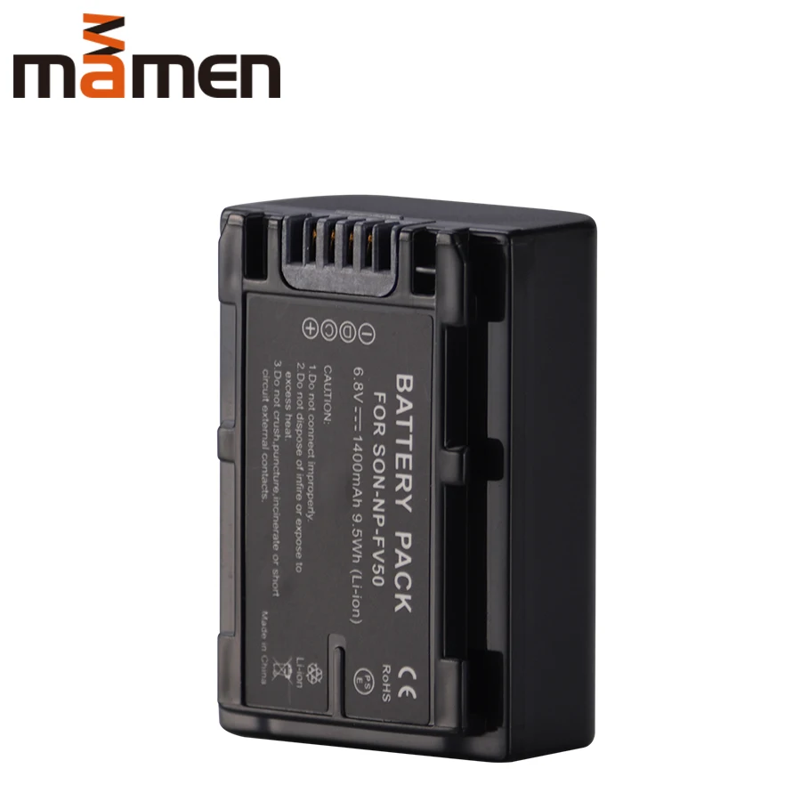 Аккумуляторная батарея Mamen NP FV50 для камеры SONY HDR CX390 290E PJ510 820E 790E 660E XR260 CX700E PJ50E 30E SR68 CX180E VG10E|Цифровые