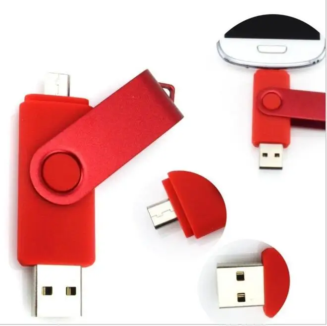 Флеш накопитель микро OTG usb флеш 16 ГБ 32 64 Гб карта памяти Pendrive Pendriver внешний диск