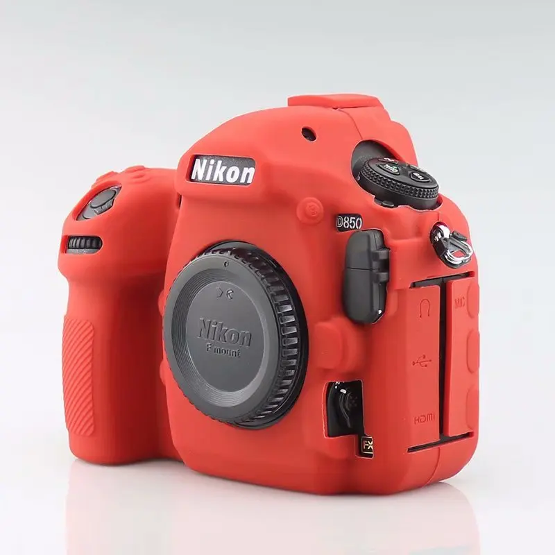 Силиконовая кожа брони чехол для DSLR камеры корпуса Защитная сумка видео