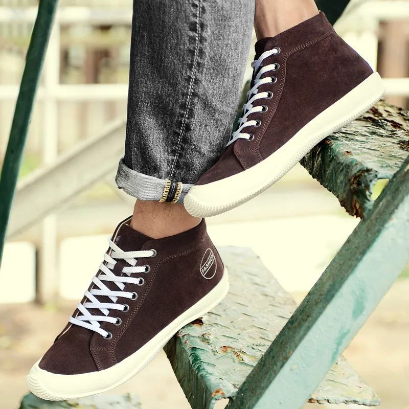 Продает мужская повседневная обувь тенденция Корейских осенние и зимние сапоги