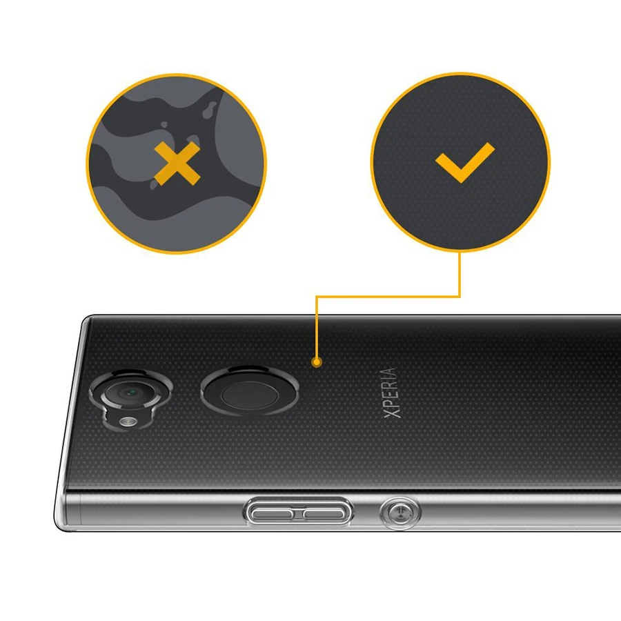 Мягкий силиконовый прозрачный чехол из ТПУ для sony Xperia XZ3 XZ2 XZ1 Compact Premium XA2 Ultra XA1 Plus L2