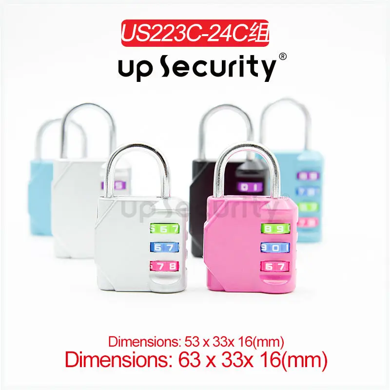 Оптовая Кабинета кодовый замок багаж паролем tool box 223|box padlock|combination lockpassword lock |