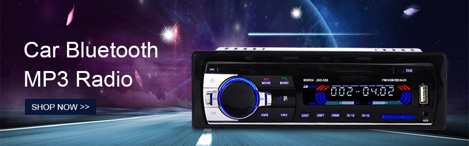 12 В Bluetooth Стерео FM Радио MP3 аудио беспроводной плеер U диск карта машина с пультом дистанционного управления и красочным светильник кнопка