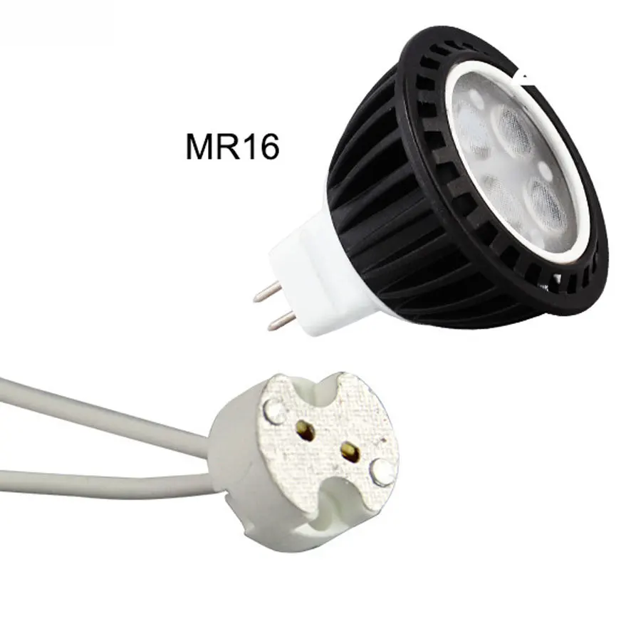 20 шт. основа для Прожектора mr16 MR11 держатель лампы MR16 G5.3 g6.35 соединитель g5.3 gy6.35|mr16