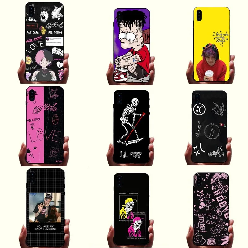 Lil Peep hellboy Life is Beautiful Cry Baby мягкий силиконовый чехол из ТПУ для iPhone X 10 SE 5 5S 6SPlus 7 8Plus XR
