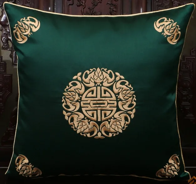 Наволочки для подушек с винтажной вышивкой в китайском стиле | Дом и сад