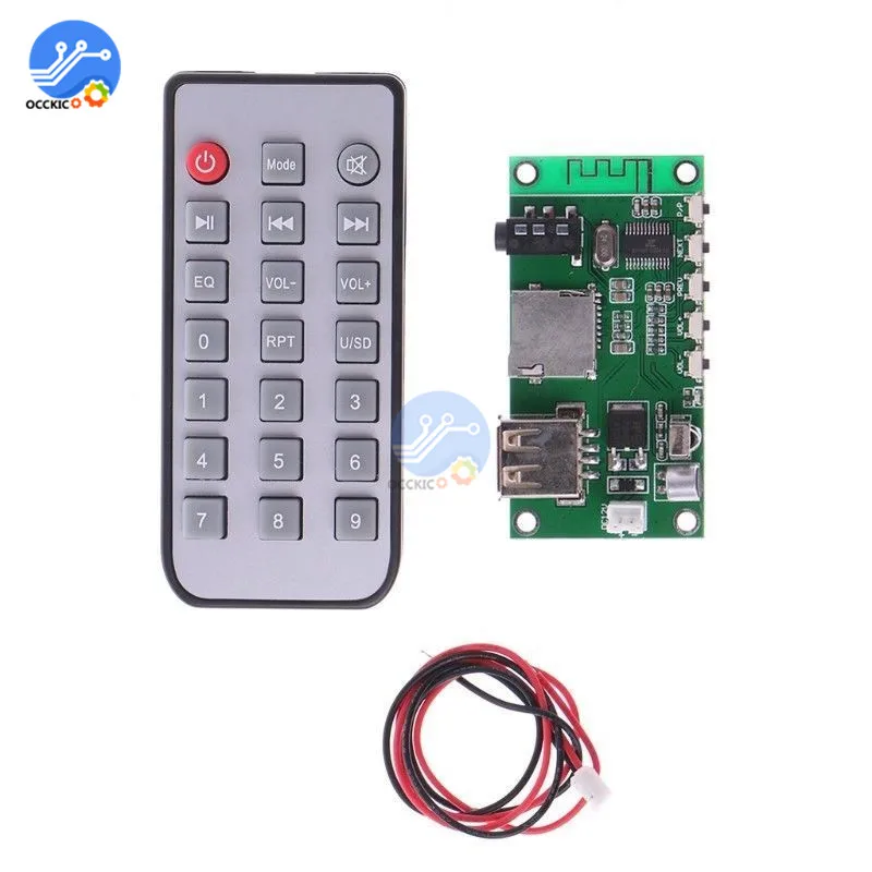 USB KCX BT001 беспроводной Bluetooth 5 0 декодер плата аудио приемник с дистанционным