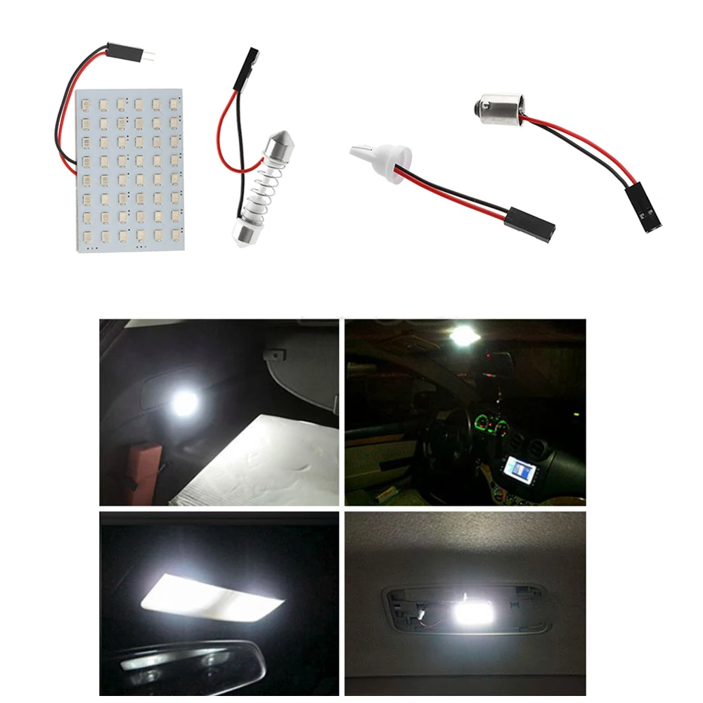 1 комплект 48 SMD Светодиодная панель белого/синего/теплого белого цвета для