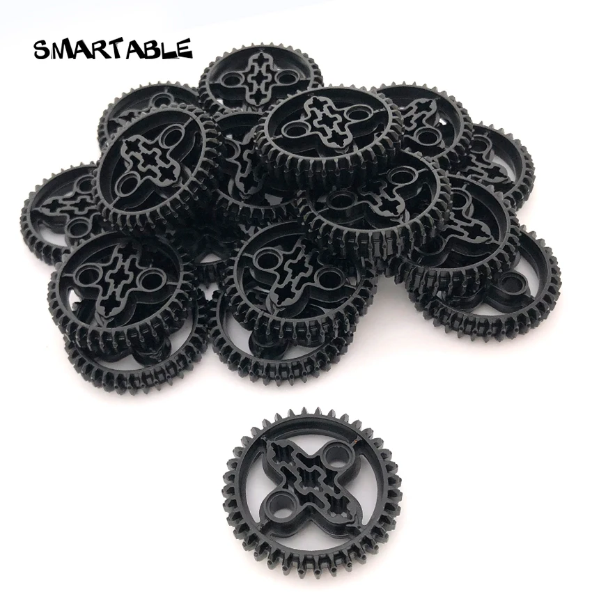 Smartable Bulk MOC Technic gear s/зубчатая стойка комбинированный набор деталей строительный блок игрушки совместимый technic 260 шт./лот