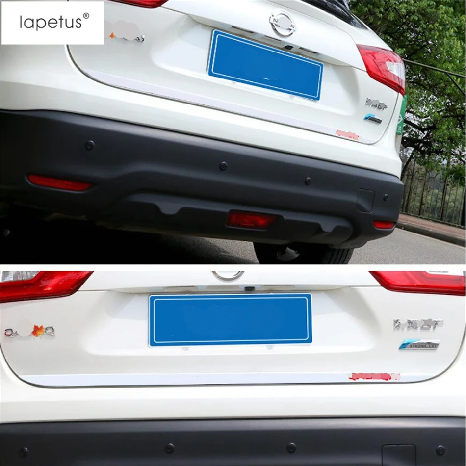 Аксессуары Lapetus для Nissan Qashqai J11 2014 2017 хромированная задняя дверь Крышка отделка