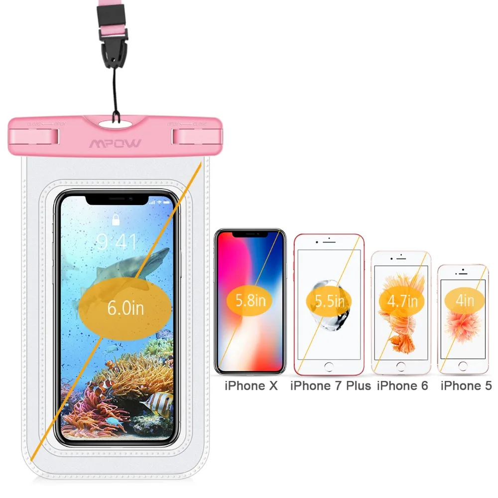 3 шт MPOW Универсальный Водонепроницаемый Чехол для Сумки пыленепроницаемый