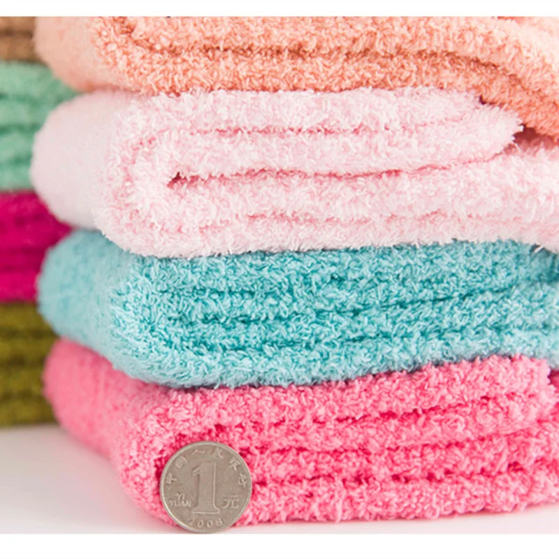 1 пара зимние Милые Пушистые Носки ярких цветов мягкие женские пушистые носки