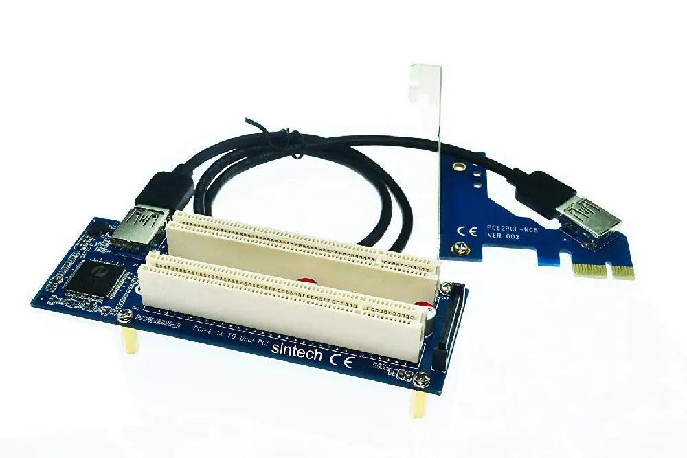 PCI Express e к адаптер карта PCIe двойному Pci слоту расширения USB 3 0 добавить на карты