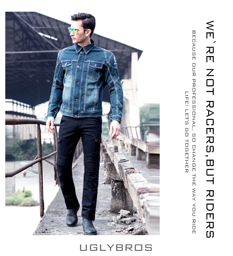 Новейшие Лидер продаж Uglybros мотоцикл UBS06 джинсы для отдыха Мотоцикл Джинсы Брюки