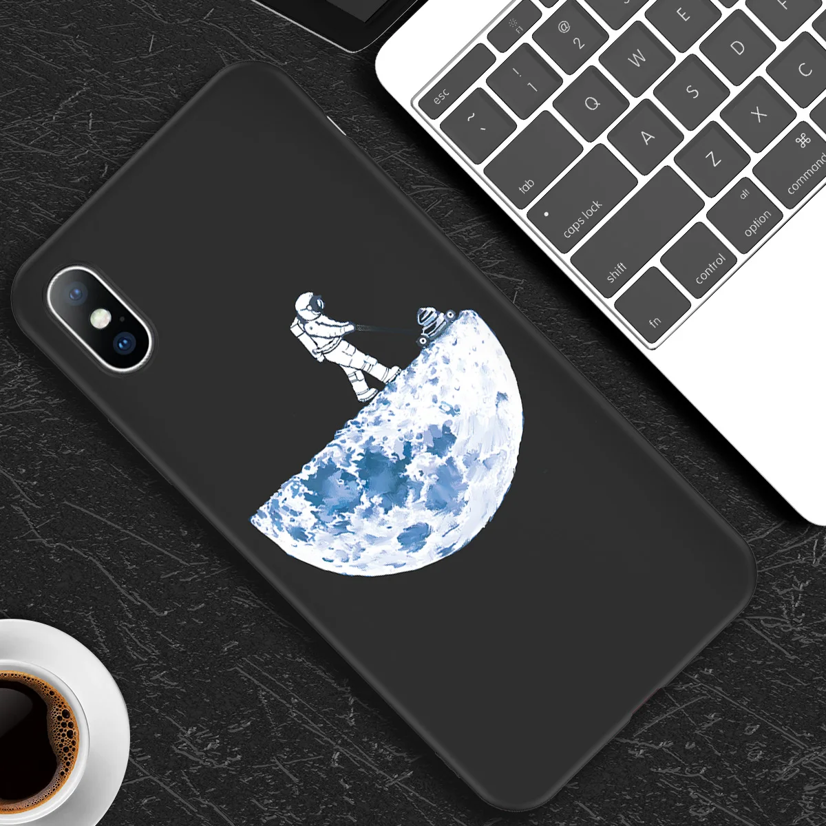 3444 Силиконовый чехол Lovebay для iPhone 6, 6 s, 7, 8 Plus, X, XR, XS, Max, 5S, SE, мягкий чехол для телефона, луна, звезды, планета, задняя крышка, чехол для iPhone X - Цвет: 3444