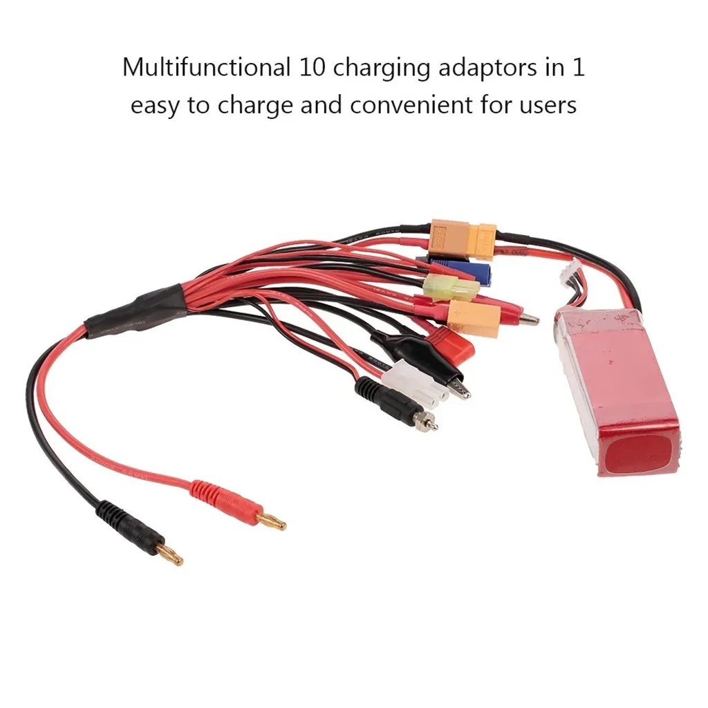 10 в 1 Литий полимерный аккумулятор с несколькими зарядными разъемами кабель для
